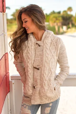 Taupe Knit Sweater