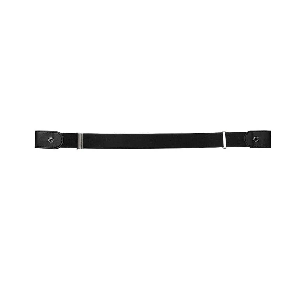 US 2-4 Pack Buckle Free Elastic Belt Women Men Comfortable Adjustable Invisible