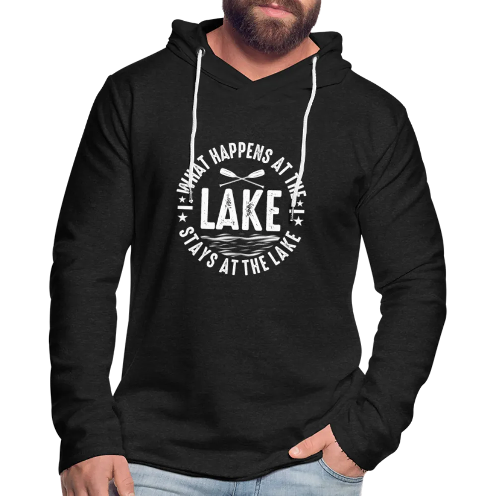 What Happens At The Lake Stays At The Lake Lightweight Terry Hoodie