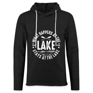 What Happens At The Lake Stays At The Lake Lightweight Terry Hoodie