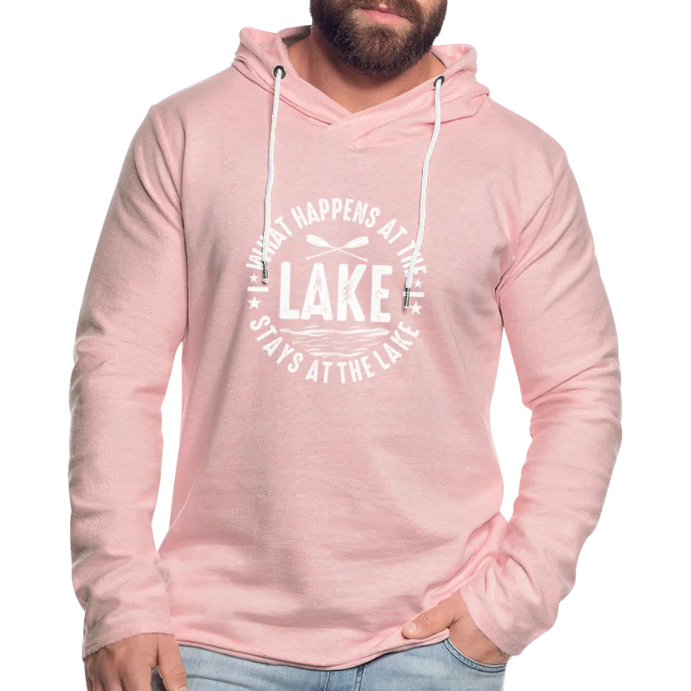 What Happens At The Lake Stays At The Lake Lightweight Terry Hoodie