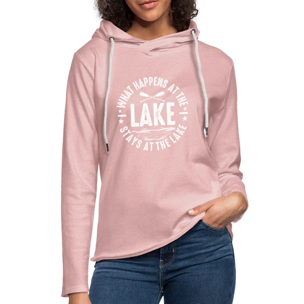 What Happens At The Lake Stays At The Lake Lightweight Terry Hoodie