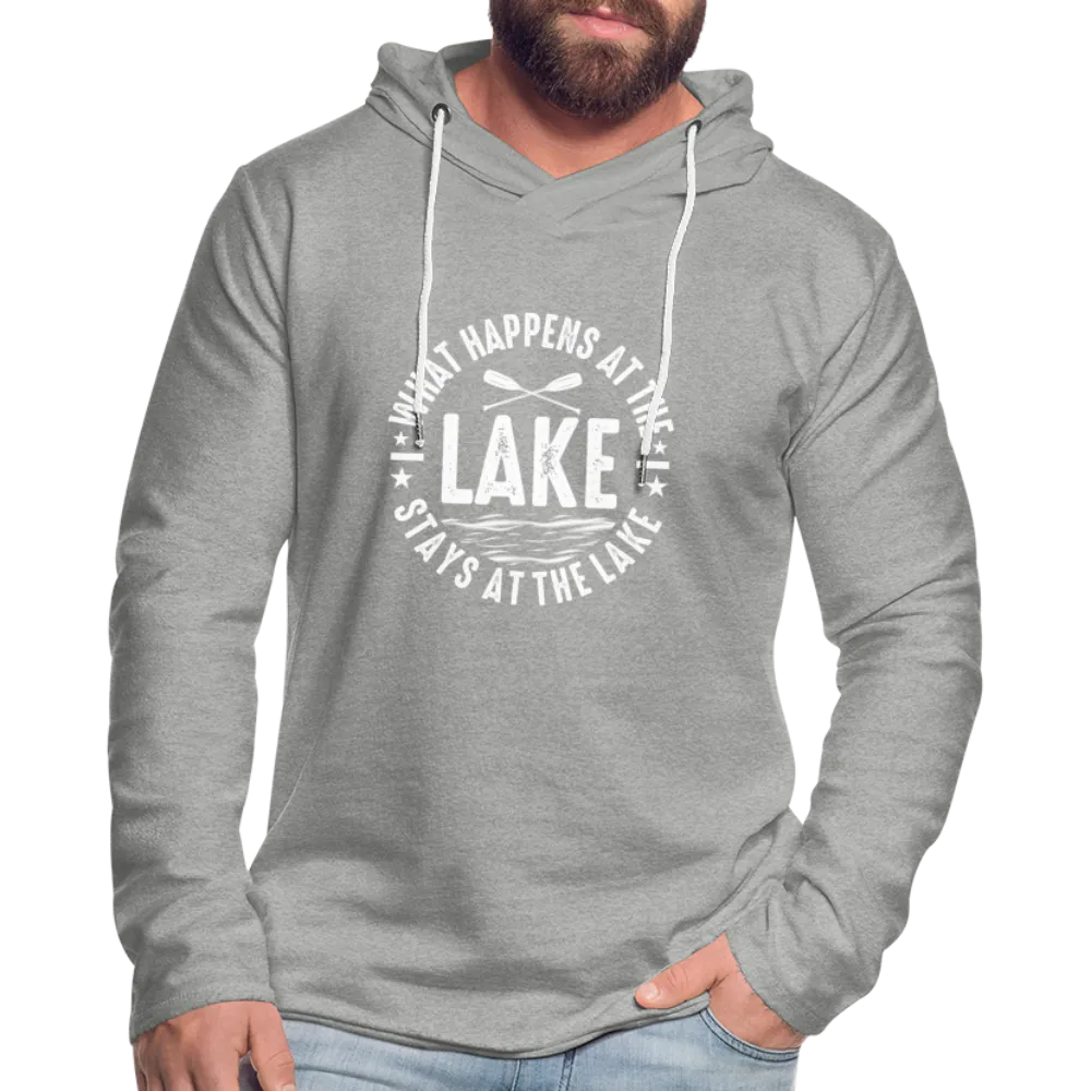 What Happens At The Lake Stays At The Lake Lightweight Terry Hoodie