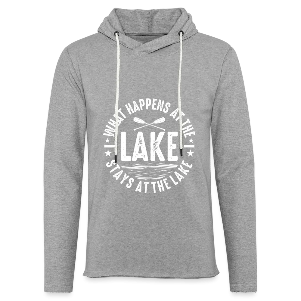 What Happens At The Lake Stays At The Lake Lightweight Terry Hoodie