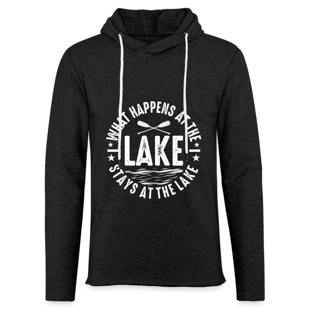 What Happens At The Lake Stays At The Lake Lightweight Terry Hoodie